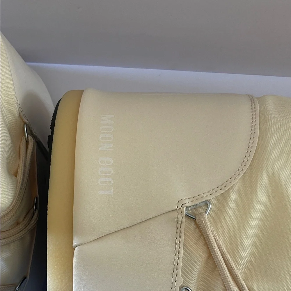 Moon Boot Nylon Boot In Cream - Picture 6 of 16